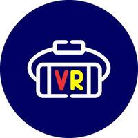 VR Glasses Creative Icon Design vector