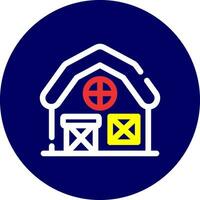 Barn Creative Icon Design vector