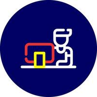 Work Smart Creative Icon Design vector