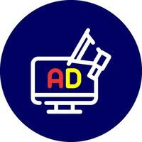 Digital Marketing Creative Icon Design vector