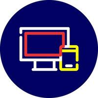Responsive Web Design Creative Icon Design vector