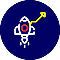 Growth Hacking Creative Icon Design vector