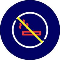 No Smoking Area Creative Icon Design vector