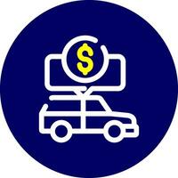 Fare Creative Icon Design vector