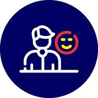 Customer Satisfaction Creative Icon Design vector