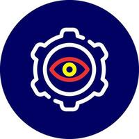 Eye Setting Creative Icon Design vector