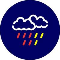 Rainy Day Creative Icon Design vector