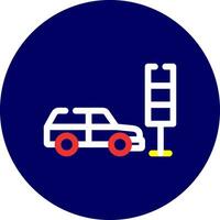 Taxi señal creativo icono diseño vector