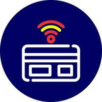 Smart Keycard Creative Icon Design vector