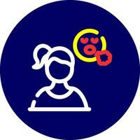 Calm Down Creative Icon Design vector