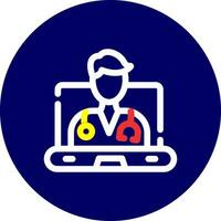 Digital Medicine Creative Icon Design vector