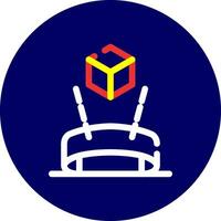 Head Up Display Creative Icon Design vector