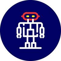 diseño de icono creativo robot vector