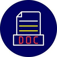 Doc Creative Icon Design vector