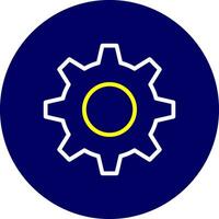 Cog Creative Icon Design vector