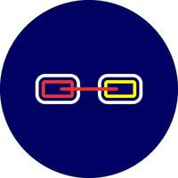 Link Creative Icon Design vector