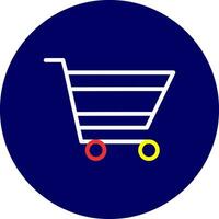 Shopping Cart Creative Icon Design vector