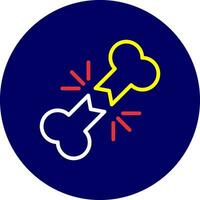 Fracture Creative Icon Design vector