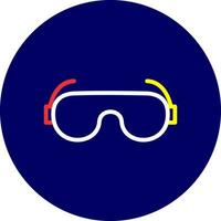 Lab Goggles Creative Icon Design vector