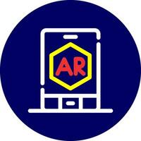 Ar App Creative Icon Design vector