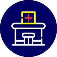 Healthcare Marketplace Creative Icon Design vector