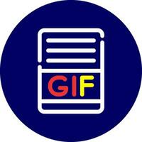 GIFs Creative Icon Design vector