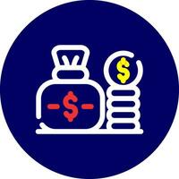 Fixed Deposit Creative Icon Design vector