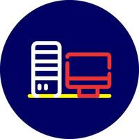 Computer Creative Icon Design vector