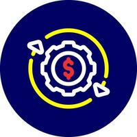 Procedure Cost Creative Icon Design vector