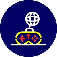 Online Games Creative Icon Design vector