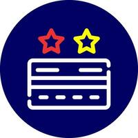 Points Rewards Cards Creative Icon Design vector