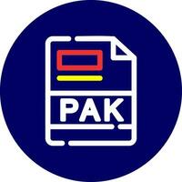 PAK Creative Icon Design vector