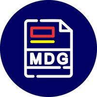 MDG Creative Icon Design vector