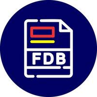 FDB Creative Icon Design vector