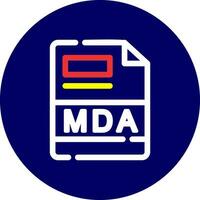 MDA Creative Icon Design vector