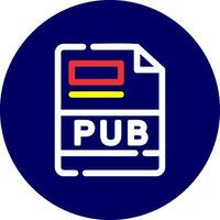 PUB Creative Icon Design vector