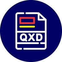 qxdd creativo icono diseño vector
