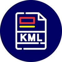 KML Creative Icon Design vector