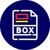 BOX Creative Icon Design vector