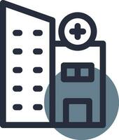 Hospital Property Creative Icon Design vector