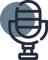 Microphone Creative Icon Design vector