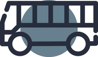 Bus Creative Icon Design vector