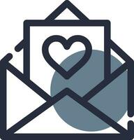 Love Letter Creative Icon Design vector