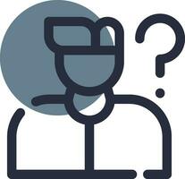 Question Creative Icon Design vector