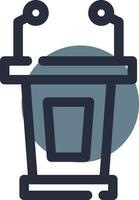 Lectern Creative Icon Design vector