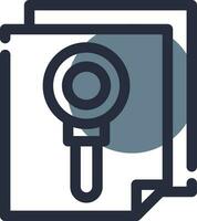 Investigation Creative Icon Design vector