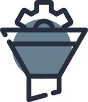 Funnel Creative Icon Design vector