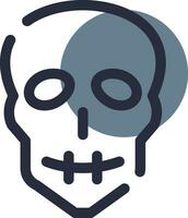 diseño de icono creativo de calavera vector