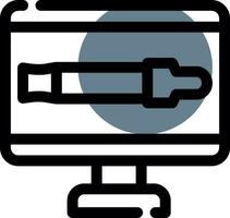 Eyedropper Creative Icon Design vector