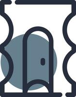 Pencil Sharpener Creative Icon Design vector